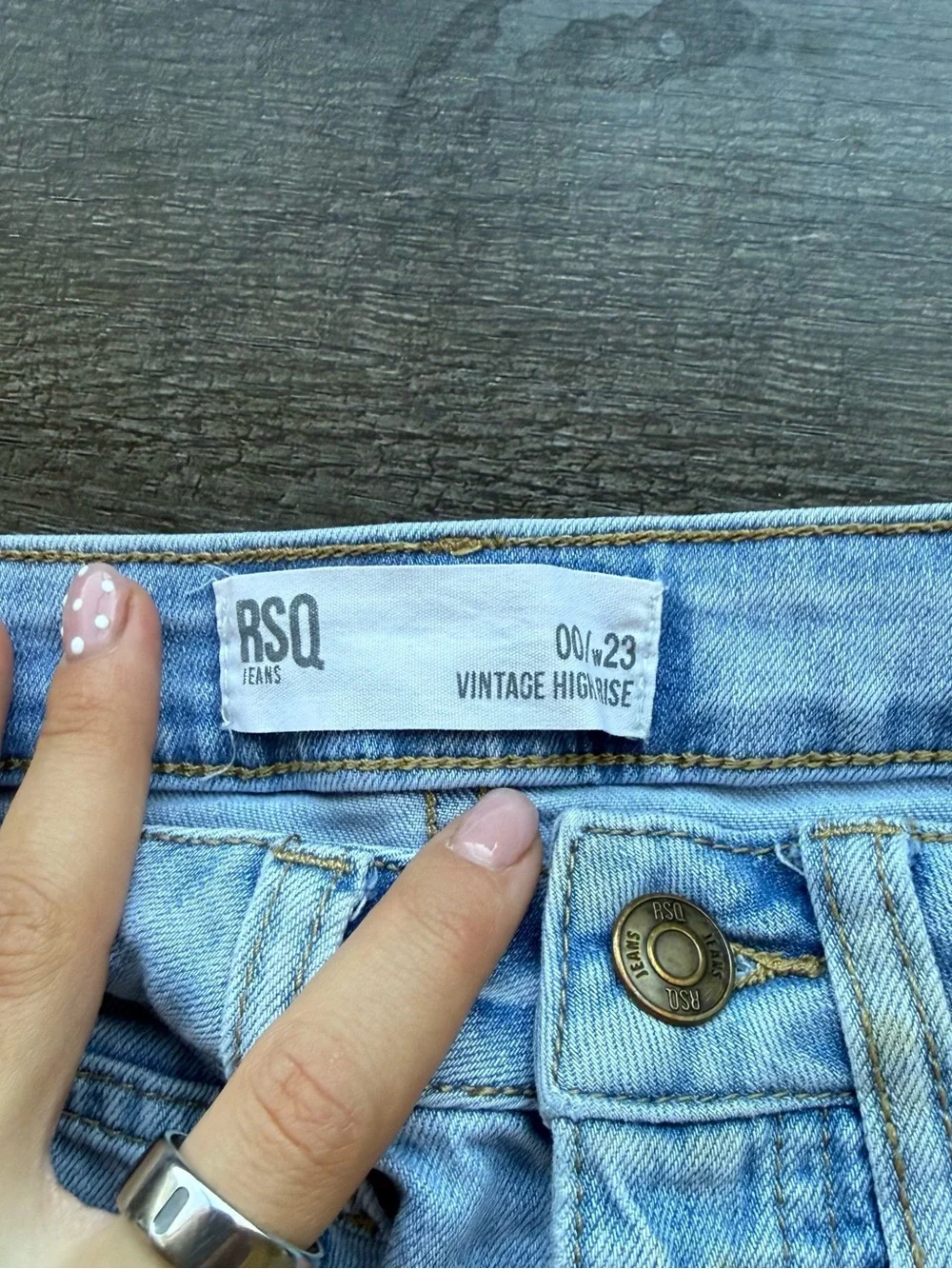 RSQ jeans vintage High-Rise jean denim shorts 00/23